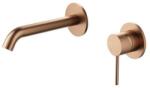 AREZZO design design NOVA fali mosdócsaptelep, szálcsiszolt rozé arany AR-2103BR (AR-2103BR)