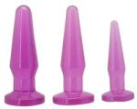 Toyz4Lovers Fericire Dopuri Anale Set de 3 Violet Exploreaza Gradual Stimularea Anala