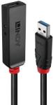 Lindy 43401 hálózati csatlakozó USB 3.2 Gen 1 (3.1 Gen 1) Type-C 5000 Mbit/s Fekete (43401) (43401)