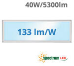 spectrumLED LED panel (1200 x 300 mm) 40W - hideg fehér, 133 lm/W, backlite panel (SLI035067CW_PW)