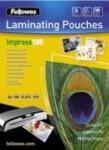 Fellowes laminálógéphez fényes meleglamináló fólia 100 mikron, A5 (IFW53510 / 5351002) (5351002) (5351002)