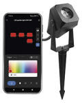 EMOS GoSmart leszúrható LED lámpa, bővítő készlet, fekete ház (1.5W) RGBIC+CCT, IP65, 1 db (ZIW191R)