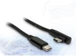Inter-Tech Inter-Tech Kabel Type C auf Type C 90°, 1m schwarz (88885581) (88885581) (88885581)