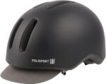 Polisport Move COMMUTER Městská Cyklistická Helma Černý/Sivý L/58-61, 5cm fekete