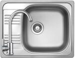StrongSinks 506001+SAP4-A090 - StrongSinks S1 Odra rozsdamentes mosogató polírozott 503x652 mm +ZEGOR rozsdamentes íves csaptelep szett (506001+SAP4-A090)