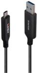 Lindy 43397 USB kábel USB 3.2 Gen 1 (3.1 Gen 1) 50 M USB A USB C Fekete (43397) (43397)