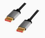 LogiLink DisplayPort kábel DP/M DP/M, 8K/60 Hz 3m alu (CDA0106) (CDA0106) (CDA0106)