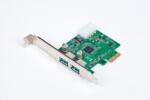 Gembird 2xUSB3.0 PCI-E bővítő kártya (UPC-30-2P) (UPC-30-2P) (UPC-30-2P)