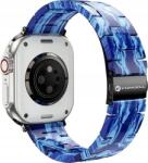 ForCell F-Design FA04 Apple Watch 42/44/45/49mm márvány mintás szíj, kék ( )