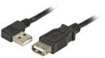 EFB-Elektronik USB2.0 Verlängerung A(gewinkelt)-A, St-Bu, 1, 0m, sw, Classic (K5246SW. 1) (K5246SW.1)