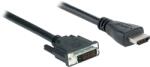 V7 HDMI 1.4 apa - DVI-D apa Kábel 2m - Fekete (V7E2HDMIDVID-02M) (V7E2HDMIDVID-02M)