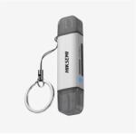 Hikvision Pcc HIKSEMI Kártyaolvasó USB 3.0/Type-C SD & TF kártya, (5Gbps), Szürke (HIKVISION) (HS-HUB-CR01) - digitalgo
