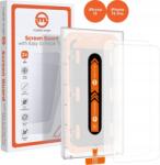 Mobile Origin Orange Screen Guard iPhone 15 Pro/15 with easy applicator, 2 pack (SGA-i15Pro-2pk) (SGA-i15Pro-2pk)