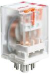 Relpol R15-2013-23-5024-WTL Ipari relé, 3C/O, 10A, 24VAC, tesztkar, LED (804645) (804645)