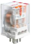Relpol R15-2012-23-5048-WTL Ipari relé, 2C/O, 10A, 48VAC, tesztkar, LED (804571) (804571)
