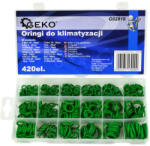 Geko Set oring aer conditionat, 420 piese, 18 dimensiuni diferite, G02818 (G02818)