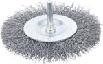 BGS Perie de sarma circulara pentru bormasina cu codita de 6mm, diametru 100mm, max. 450 rpm, BGS 3077 (B-3077)