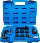 BGS Set extractoare si adaptoare pentru injectoare cu filet interior de : M14x1.0, M17x1.0, M20x1.5, M25x1.0 si M27x1.0, BGS 7777 (B-7777)