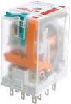 Relpol R3N-2013-23-5024-WTL Miniatűr ipari relé, 10A 3C/O, 24VAC, tesztkar, LED (860683) (860683)