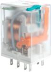 Relpol R2N-2012-23-1012-WTL Miniatűr ipari relé, 2C/O, 12A, 12VDC, tesztkar, LED (860677) (860677)