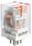 Relpol R15-2012-23-5230-WT Ipari relé, 2C/O, 10A, 24VDC, tesztkar, LED (804299) (804299)