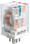 Relpol R15-2012-23-1012-WT Ipari relé, 2C/O, 10A, 12VDC, tesztkar (802879) (802879)