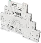Relpol PIR6W-1P 230VAC/DC-10 Interfész relé, 230VAC/DC, 1C/O, 6A, szürke (856070) (856070)