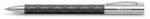 Faber-Castell Golyóstoll Faber-Castell Ambition rhombus test, fekete szín, csavar mechanikával