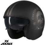 AXXIS Casca Axxis Hornet S SV Vintageclub - Open face, negru mat, Ochelari soare incluși, ECE 22.06 (4339C24112)