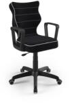 ENTELO Scaun de birou ajustabil pe înălțime 146-176, 5 cm - negru