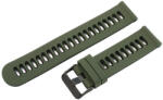  Műanyag okosóra szíj, gyorskioldós, fekete/sötétzöld normál hossz, 22mm (9324-9)
