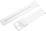 Műanyag okosóra szíj, gyorskioldós, fehér színű, normál hossz, 20mm (9317-0)