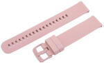  Műanyag okosóra szíj, gyorskioldós, rózsaszín színű, normál hossz, 16mm (9320-6)