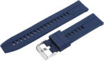  Műanyag okosóra szíj, gyorskioldós, kék színű, normál hossz, 20mm (9313-0)