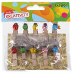 Wiky Kreatív húsvéti dekoratív katica csipesz készlet 3, 5cm 10 db (021300)