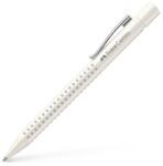 Faber-Castell Golyóstoll, 0, 5 mm, nyomógombos, fehér tolltest, FABER-CASTELLG Grip 2010-M , kék (243908) - tabexpress