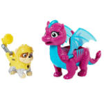 PAW Patrol Set de joaca Paw Patrol - Rescue Knights, Rubble si Dragon Blizzie (20135265) Figurina
