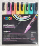 uni Dekormarker Uni Posca PC-3M készlet 8 darabos PASZTELL