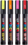uni Dekormarker Uni Posca PC-5M FLUOR - 4 színben
