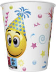 Pol-Mak Smiley Icons&Balloons papír pohár 8 db-os 250 ml PKK760630 (PKK760630)