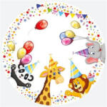 Pol-Mak Happy Birthday Star papírtányér 8 db-os 18 cm PKK727091 (PKK727091)