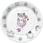 Pol-Mak Állatos Cat Vibes papírtányér 8 db-os 18 cm PKK050945 (PKK050945)