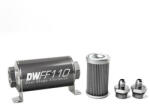 Deatschwerks Universal in-line fuel filter 40 micron AN6 110mm