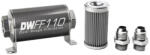Deatschwerks Universal in-line fuel filter 100 micron AN10 110mm - llracing - 77 730 Ft