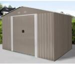 Scheppach Riwall RMSA 8x10 barna fém kerti tároló 3m x 2, 4m (SD-X0810-H170C-B)