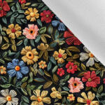 Takoy Gabardin anyag light hímzés utánzat sötét 1