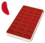 Silikomart Forma Silicon Felie Portocala 4.5 x 1.8 x 1.5 cm, 24 cavitati (SG01) (22.001.00.0098) Forma prajituri si ustensile pentru gatit
