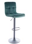 SIGNAL MEBLE Bárszék C-105 Velvet | zöld (C105VCZ)