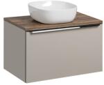ArtCom Fürdőszoba szekrény mosdóval és munkalappal SANTA Fe Taupe DU80/1 | 80 cm