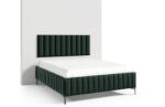 ArtPK Kárpitozott franciaágy TAMI | billenthető 160 x 200 cm Szín: Zöld